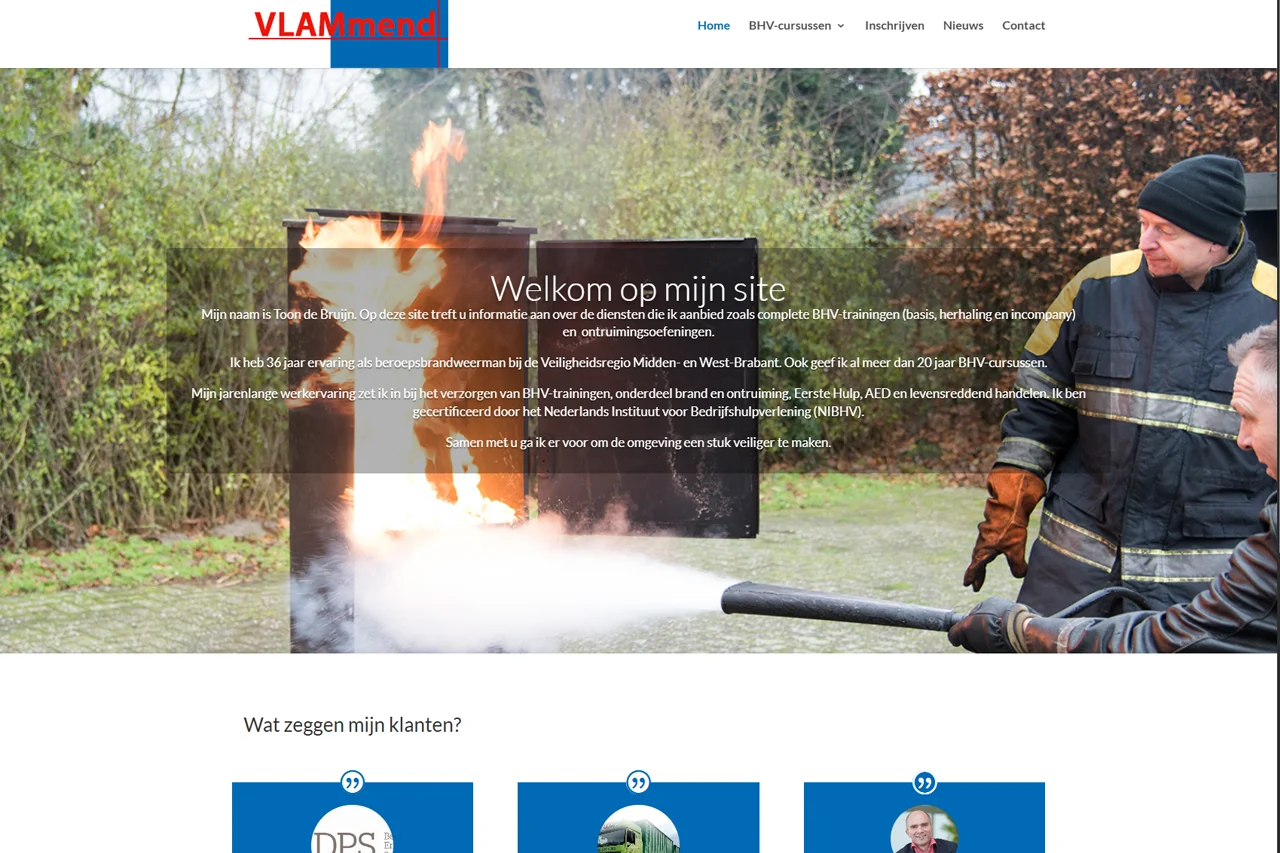 Site Vlammend BHV