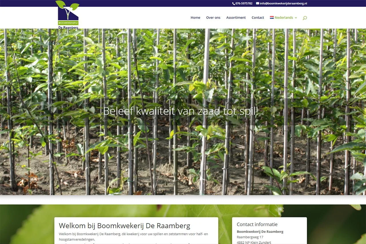 Site Boomkwekerij De Raamberg